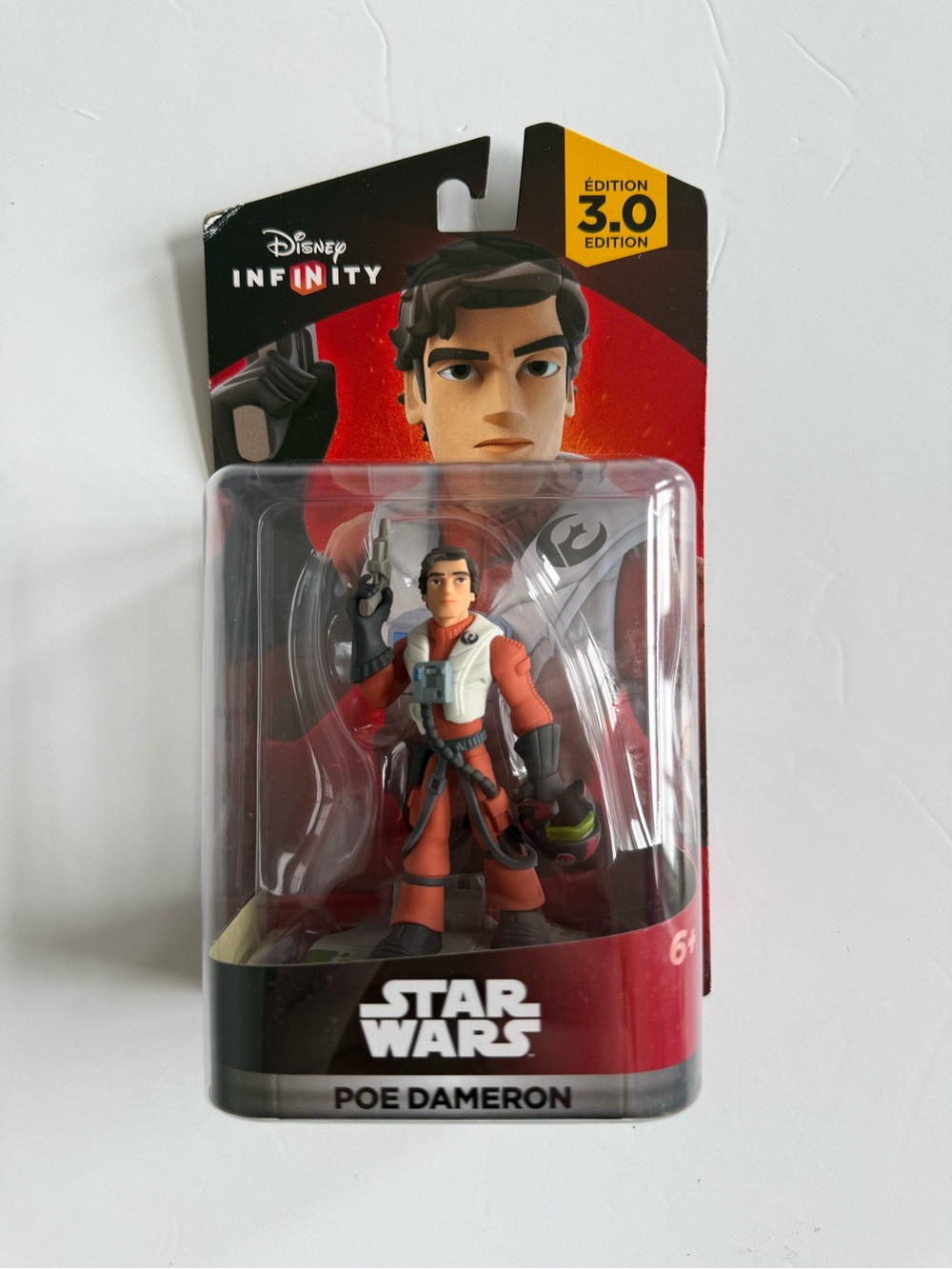 Disney Star Wars Poe Dameron Figure - Orange, White, Black